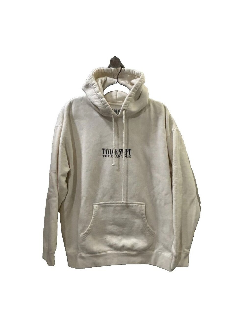 Taylor Swift Eras Tour Beige Graphic Hoodie Pockets XL